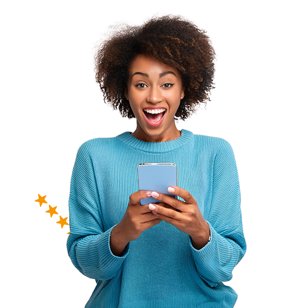 Person with phone